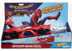 Marvel Hot Wheels Lanzador Spider-man Web-car Con 5