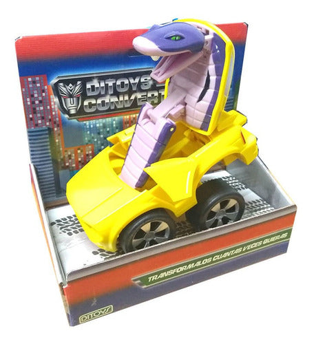 Convertible Yellow Cobra Toy Car 1