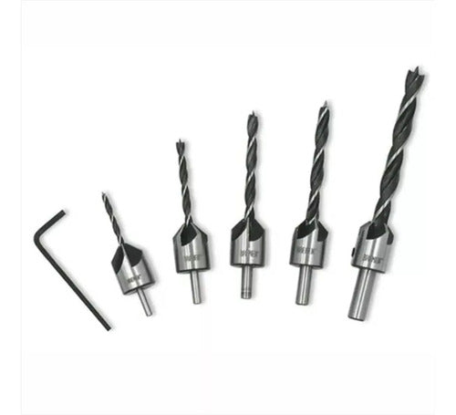 Bremen Wood Chamfer Bit Set - 5 Pieces 0