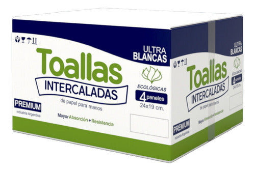 Toallas Papel Intercaladas Para Manos Blancas 0