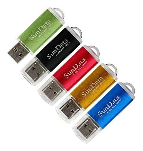 Sundata 5 Units USB 2.0 16GB Flash Drive 0