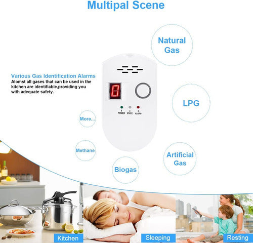 Detector De Fugas De Gas, Detector De Gas Digital Natural, . 3