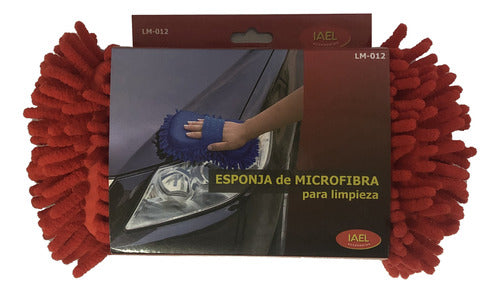 Iael Esponja Microfibra Para Limpieza Auto Detailing LM-012 3