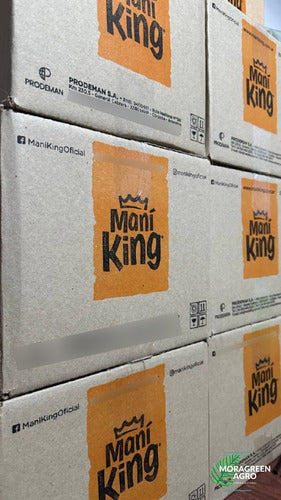 Maní King Crunchy Salted Peanuts Box 20 Units 350g 2