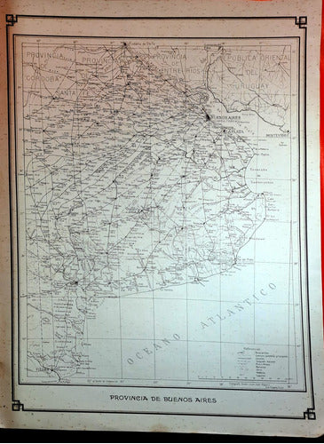 Antiguo Atlas De La República Argentina | Juan Jose Nágera 3