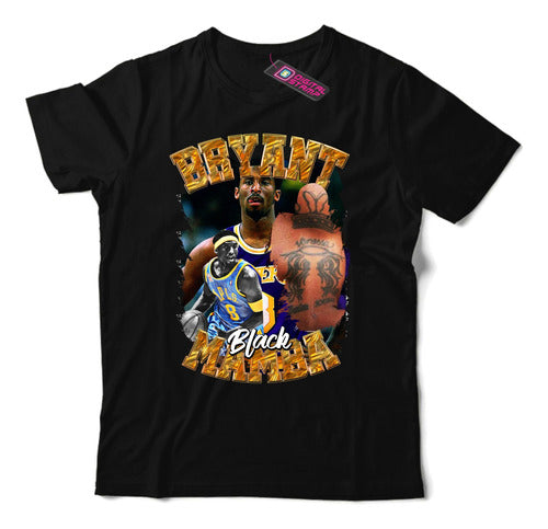 Digital Stamp Remera Kobe Bryant Black Mamba NBA Lakers 8 KB31 DTG 0