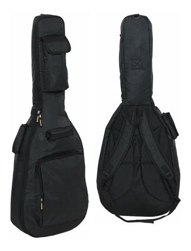 Warwick RB20518b Classical Guitar Case Padded Water-Resistant Fabric Ideal for Studio with Pockets 0