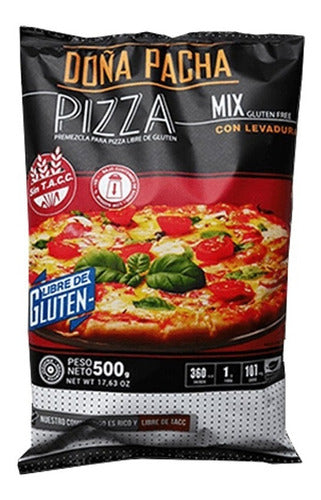 Premezcla Para Pizzas Sin Tacc Doña Pacha 500 Gr Pack X 20 2