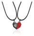 Magnetic Heart Couples Magnetic Necklace Love Jewelry Set Men Women Gift 22