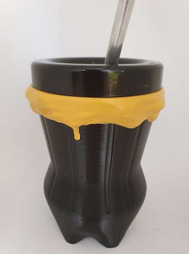 Mate Fernet Vaso Printed 3D With Bulb - Mate Vaso Fernet Impreso 3d Con Bombilla