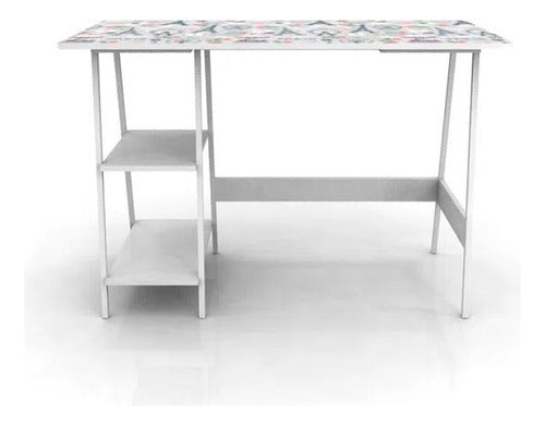 Desk with 2 Reinforced Shelves Paris Design Premium Quality 0