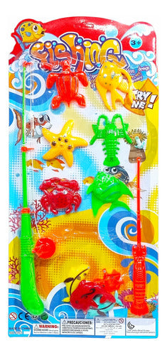 Fishing Rod Toy Set with 5 Fish 72816 0