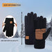 Winter Gloves for Women in Cold Weather, Warm Merino Wool Cable Knit Gloves 3