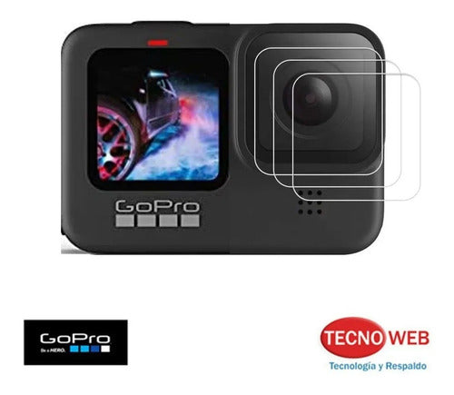 Vidrio Templado Protector De Lente Para Gopro Hero 9 Black 1