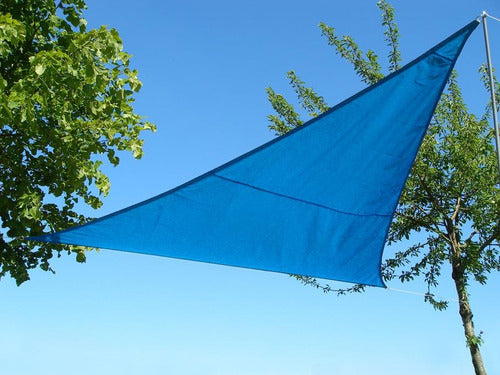 Toldo Vela P/ Sombra Viento C/ Uv - 3*4*3 Triangulo Azul 3