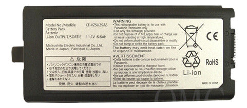 Panasonic New 11.1V 6.6Ah 9Cell Battery for CF-29 CF-30 CF-51 CF-52 CF-VZSU29ASU 0