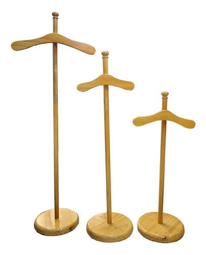 Granate Wooden Valet Stand - Available for Adult, Child, and Baby 0