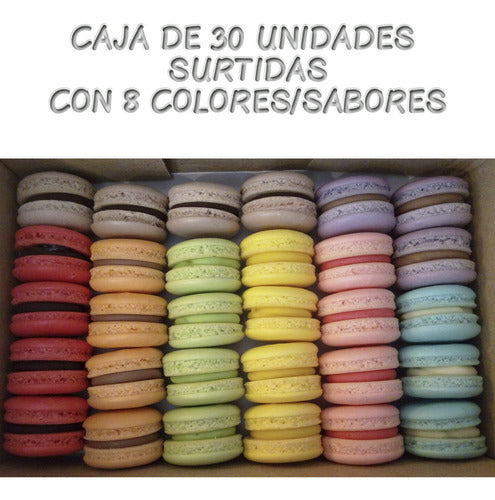 Viana Macarons - Box of 30 Units for Events, Birthdays, Parties 3