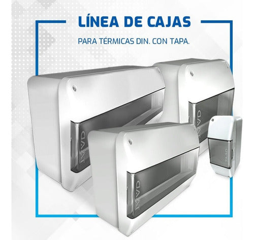 Caja Para Térmicas 2-4 Módulos Taad Cuerpo Satinado Pack X25 2