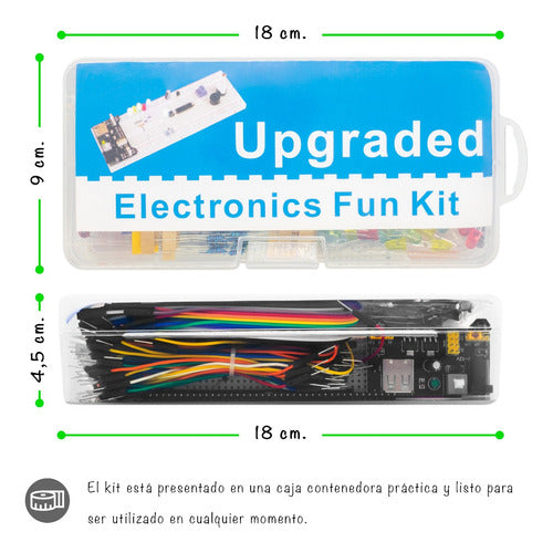 Kit De Arranque Tarjeta De Desarrollo + Cables Apto Arduino. 1