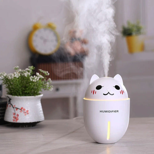 Ultrasonic LED Cat Humidifier with Fan + Lantern 8