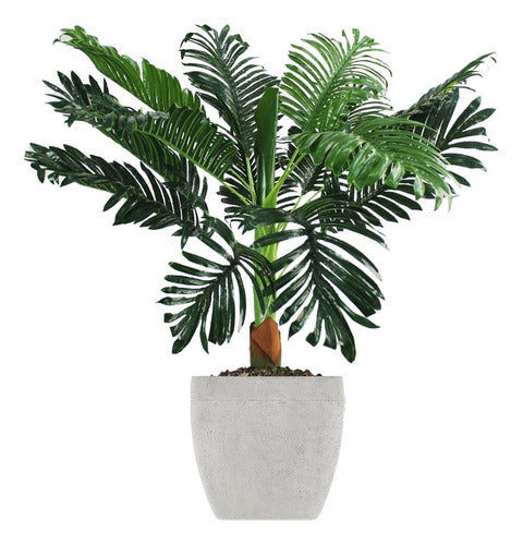 Planta Artificial  Palmera - 90 Cm De Altura - Jardín Hogar 0