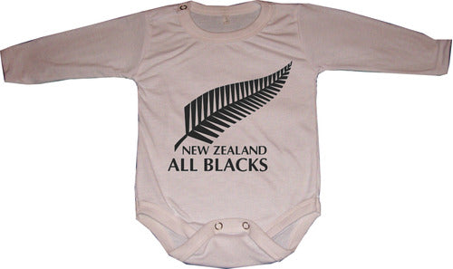 XV All Blacks Rugby Baby Bodysuit 0