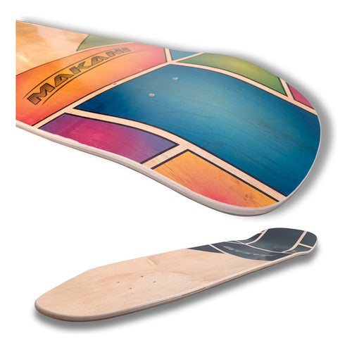 Tabla Surfskate Makaniboards Shape S3 Cruiser Maple Con Lija 1