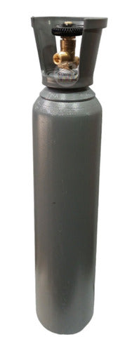 Steel Co2 Gas Cylinder 1m3 with Reinforced Plastic Valve - No Gauges - Approved and Tested 0