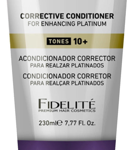 Fidelité Acondicionador Matizador Corrector Tonos +10 230ml 3