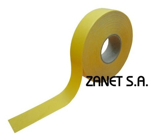 Zanet Hotmelt Double-Sided Adhesive Tape - 24mm X 50m - 12 Rolls 1