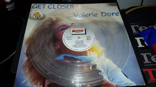 Valerie Dore Get Closer Vinilo Maxi Transparente Italy 1984 3