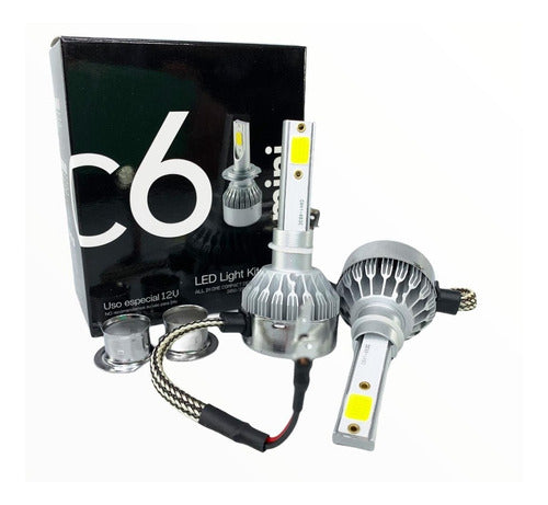 C6 H1 Kit X 2 Cree LED Lights H1 for Fiat Palio Siena 1