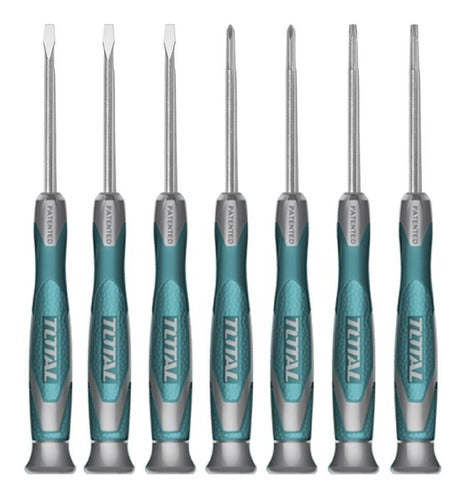 Total Precision Screwdriver Set 7 Pieces THT250726 1