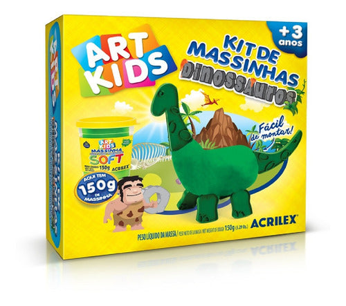 Art Kids 40049 Juego Masa Dino Dinosaurio Moldes 3d Acrilex 0