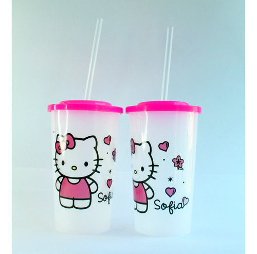 10 Personalized Transparent Souvenir Cups with Name 7