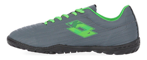 Lotto Soccer Cleats Solista Sof 800 Turf Men in Gray and Green 1