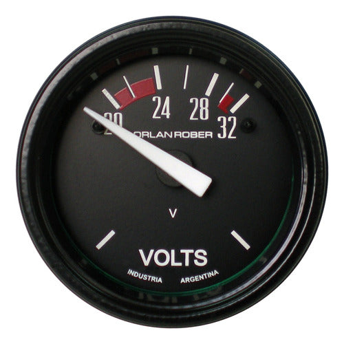 Voltmeter Classic Line Orlan Rober 24V 0
