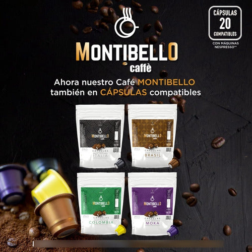 Montibello Moka Nespresso Compatible Coffee Capsules x20u 4