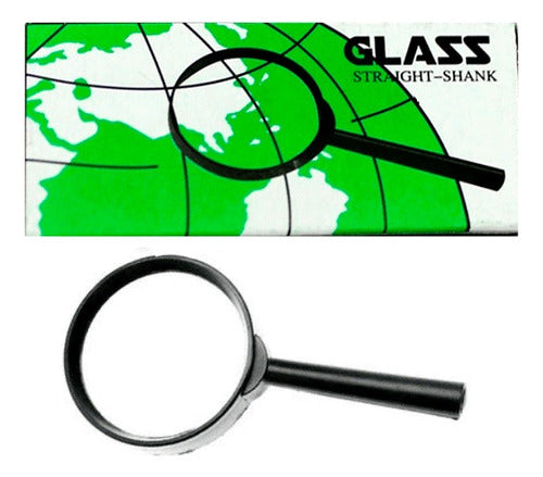 Glass 75mm Diameter Plastic Frame Magnifying Glass Per Unit 0
