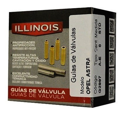 Guias Valvulas Illinois P/ Astra Omega Vectra (adm/esc) 2