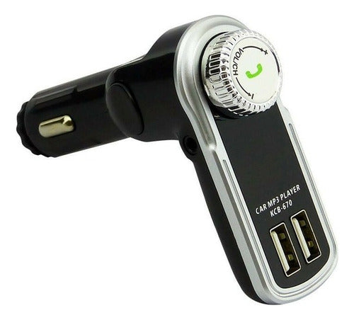 KCB-670 Bluetooth FM Transmitter Car Charger 0