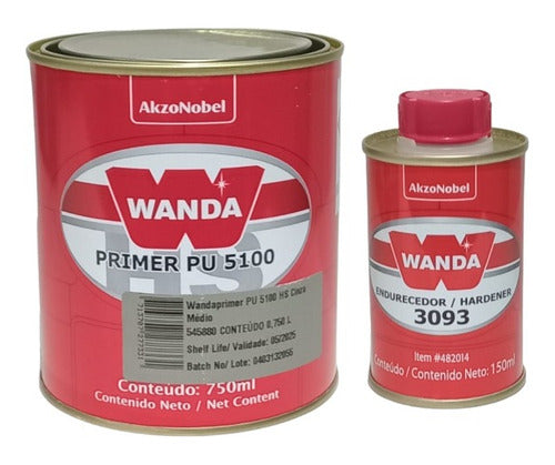 Wanda Primer 5100 750ml + Catalyst 3093 150ml 0