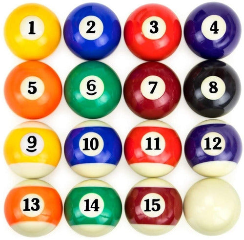 Bisonte Professional Pool Balls Set 57mm 1