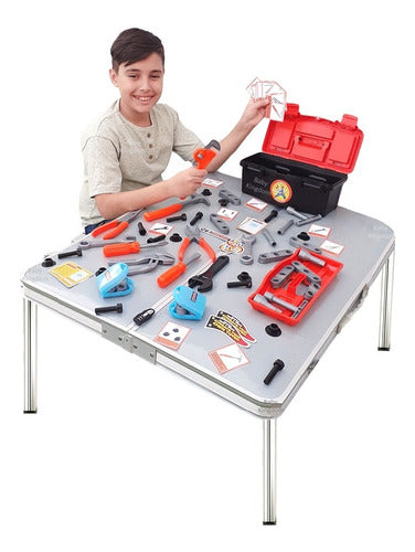 New Toy Toolbox Set Black & Decker Inspired for Kids 4