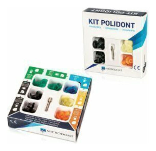Microdont Polidont X Polishing Discs Kit x 28 Units + Microdont Mandrel 0