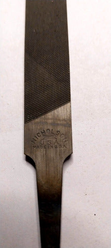 Nicholson Flat File 6 Fine 2nd Cut Antique USA Original 1