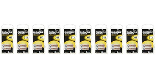 Duracell Activair Batteries Para Audífonos Tamaño 312 80 Bat 0