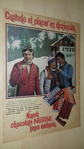 P359 Clipping Publicidad Chocolate Nestle Año 1978 0