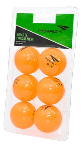 Kit Bolas De Tênis De Mesa Penalty - Laranja 0